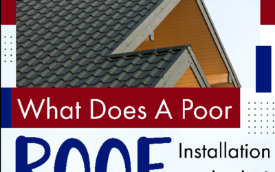What does a poor roof installation looks like? – Infograph