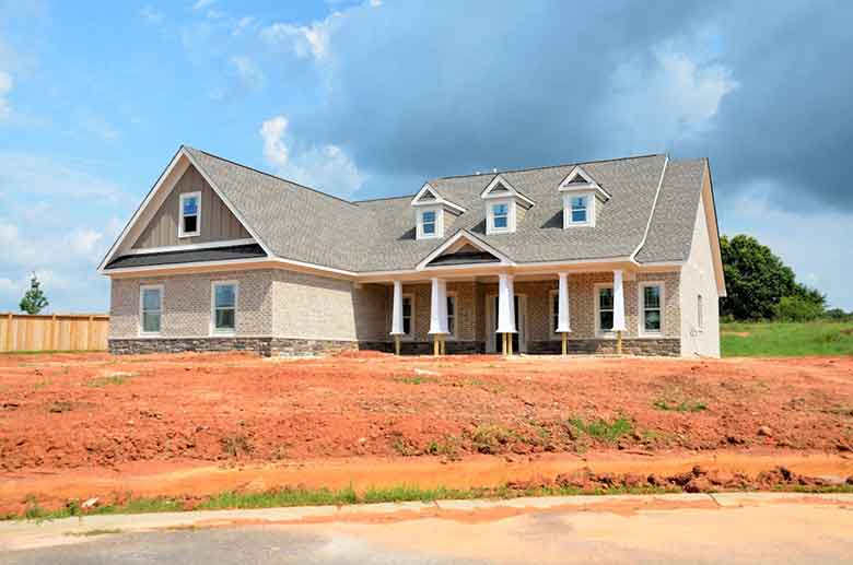 house with a gray roof